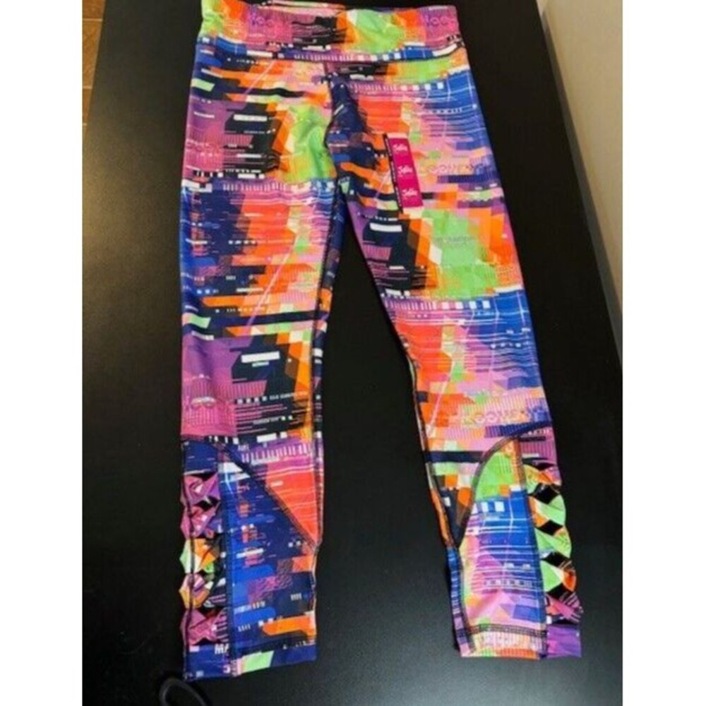 Justice Girls  XL Plus 16P-18P Muticolor Stretch Legging Pant NWT School Play